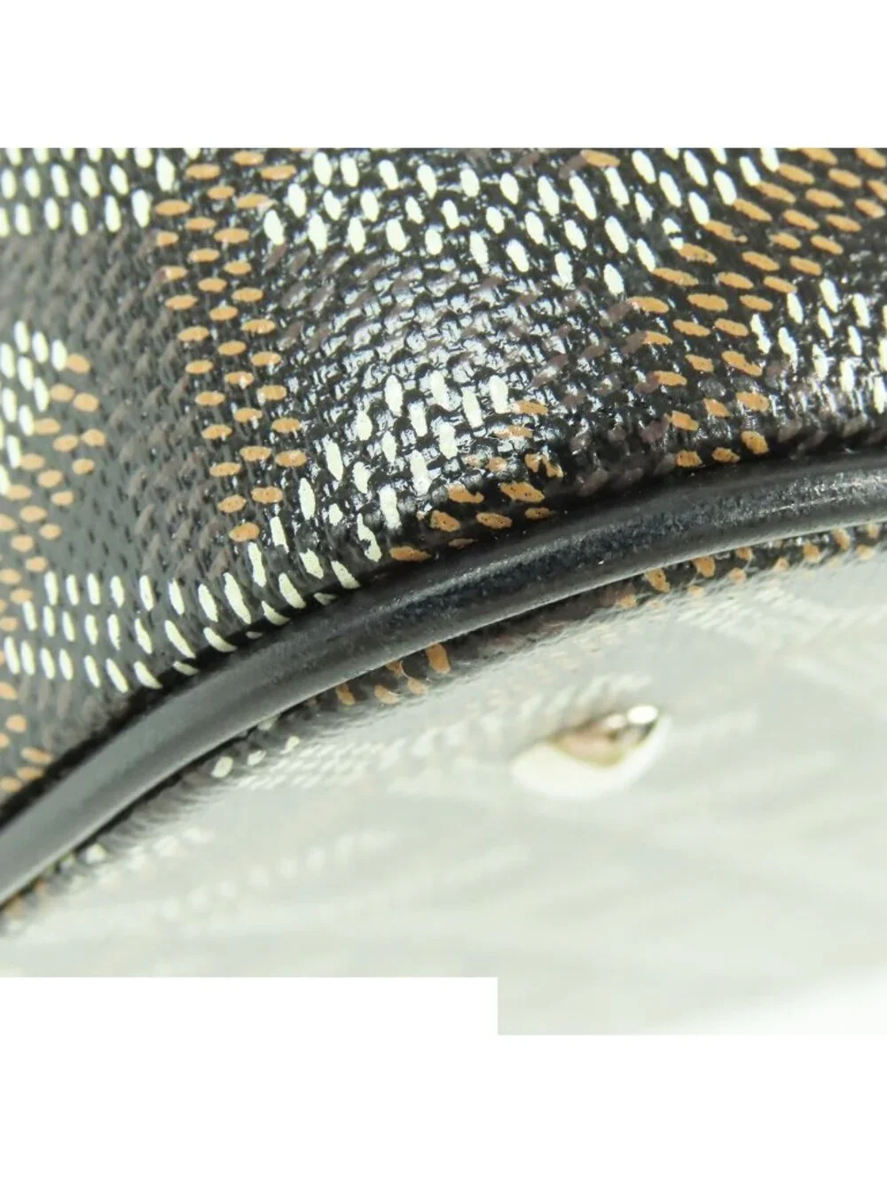 Goyard Souple Muse PM Noir Black Leather Vanity Bag Handbag